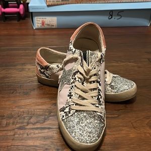 Sparkle leisure shoes, pink